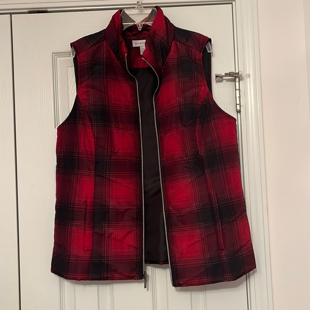 Plaid Vest